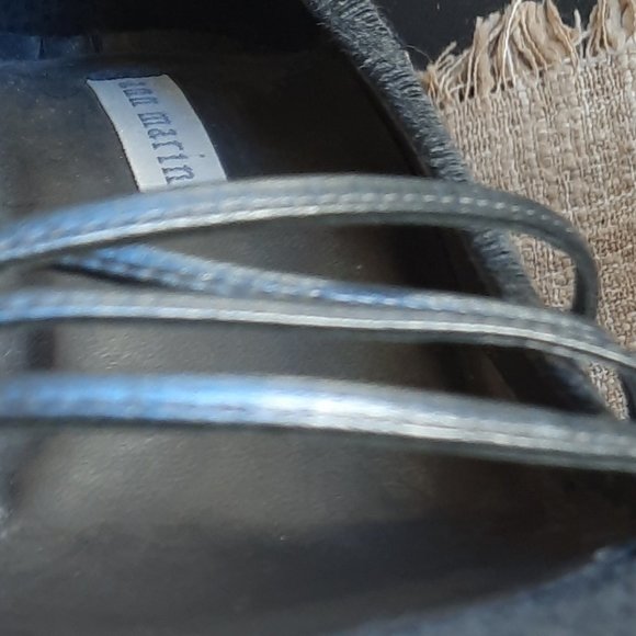 Vintage Ann Marino Strappy Square Open Toe Heels, Size 8.5 - Picture 10 of 10